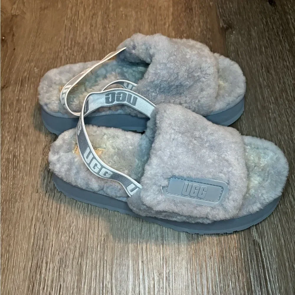 UGG Shearling Slingback Platform - Picture 3 of 5